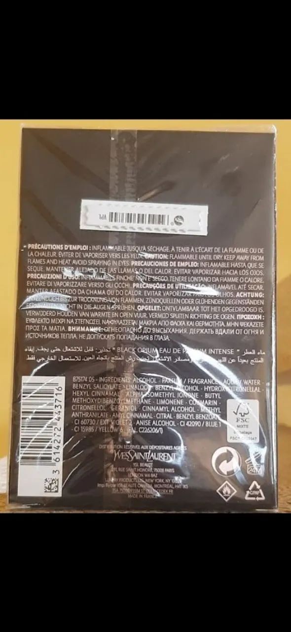Perfume Black Opium intense ( 90ml ) yves saint laurent  - Foto 2