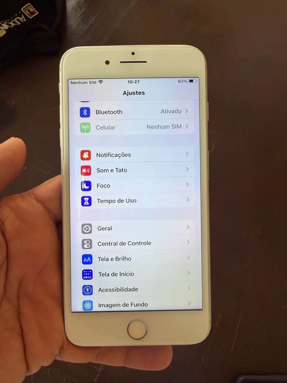 iPhone 8 Plus 256GB prata 