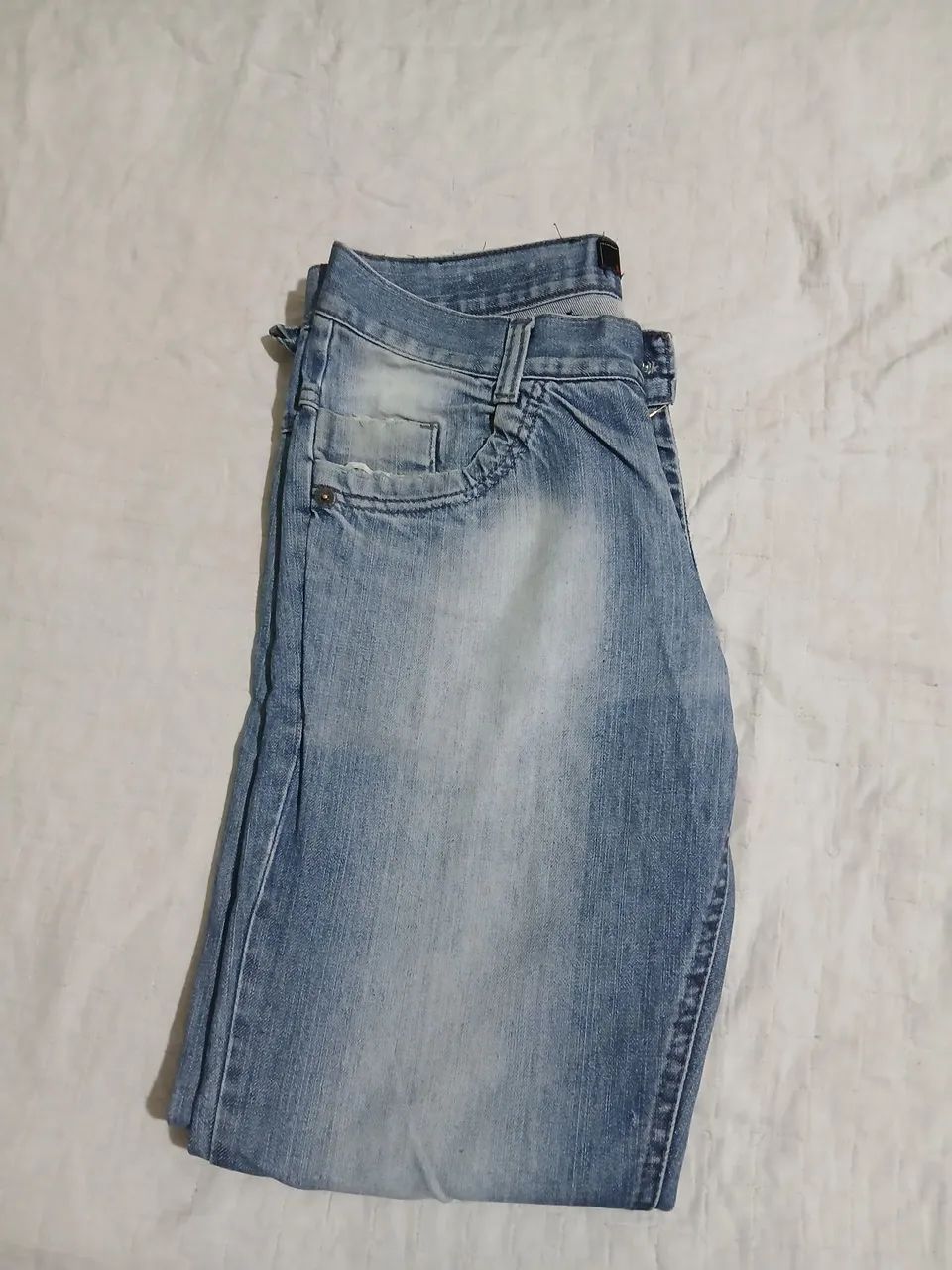 CALÇA JEANS LACOST NUM 40 EM BOAS CONDIÇÕES  - Foto 4