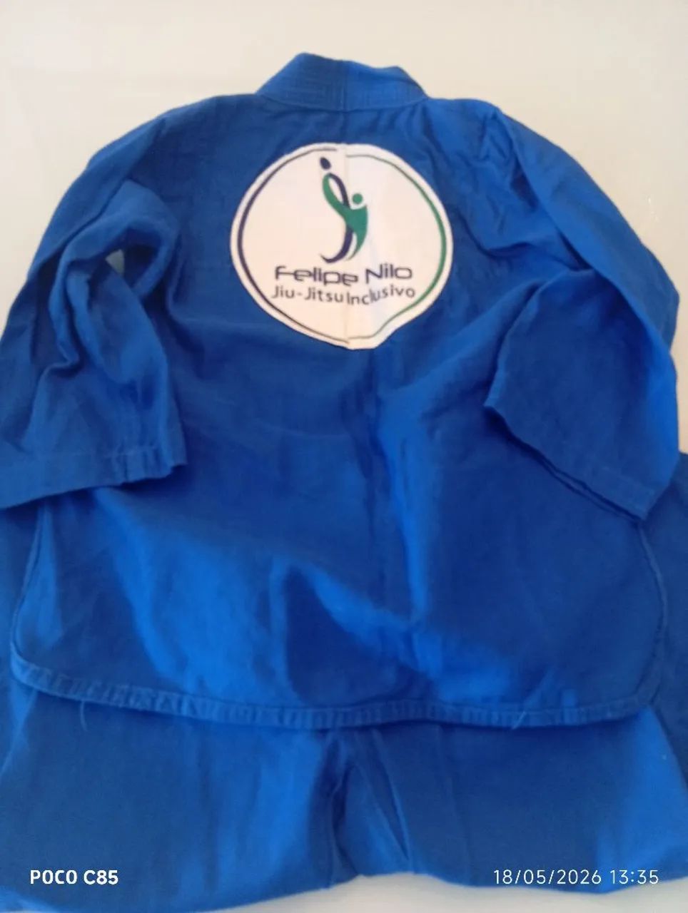 Kimono infantil azul  - Foto 5