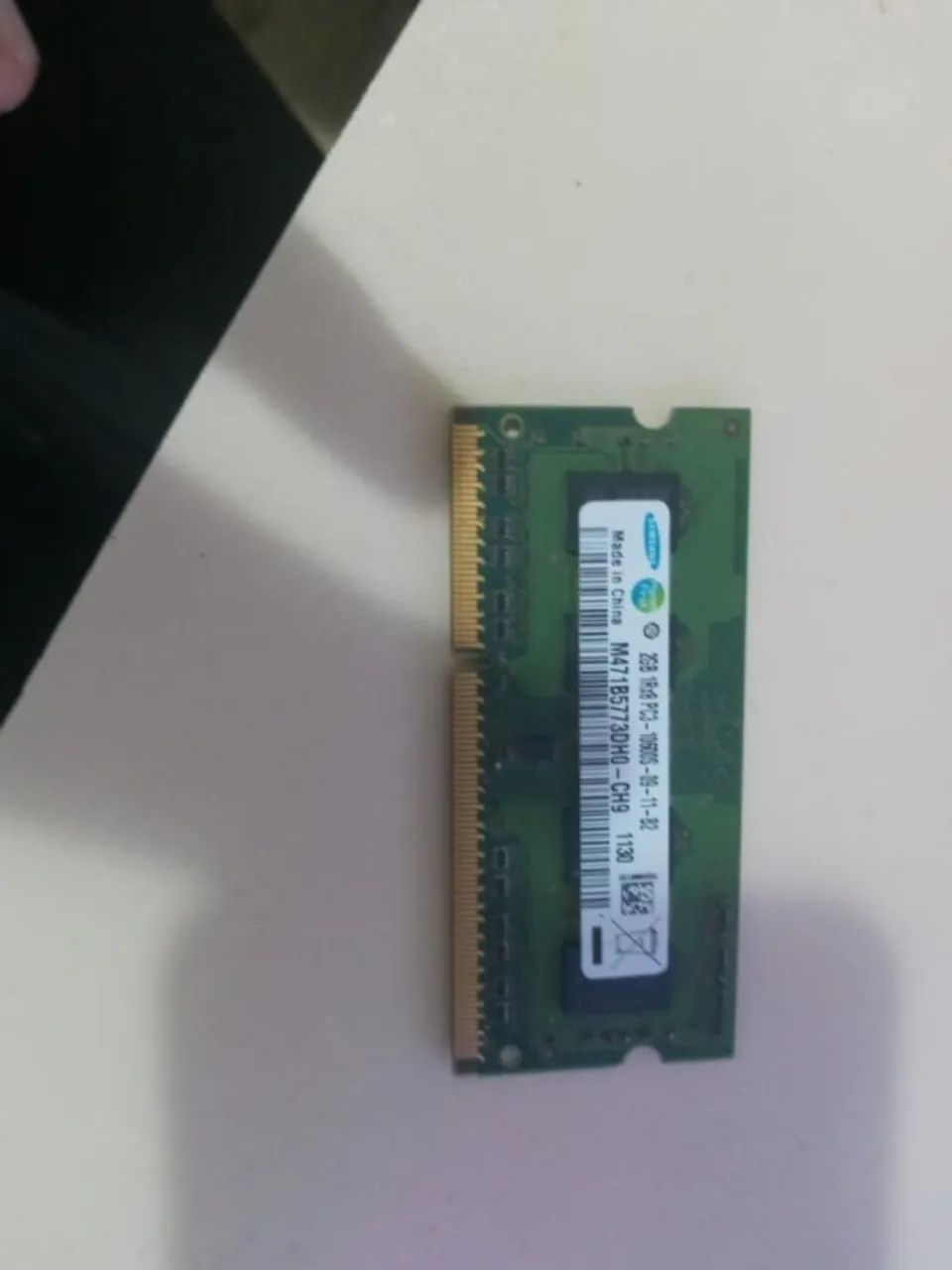 Memoria ram DDr3 notebook 2GB sansung
