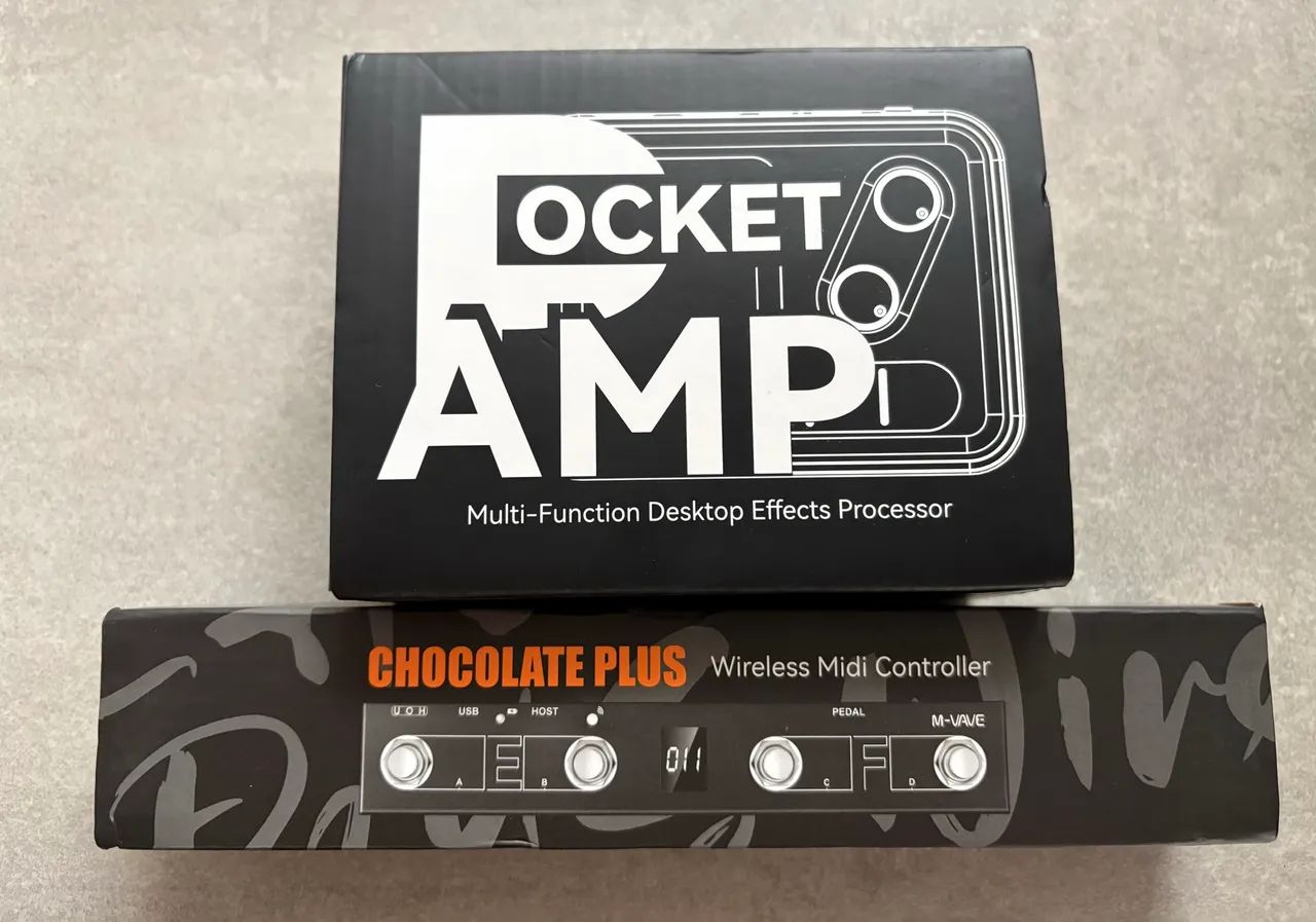 Pedal pocket amp + controlador chocolate plus