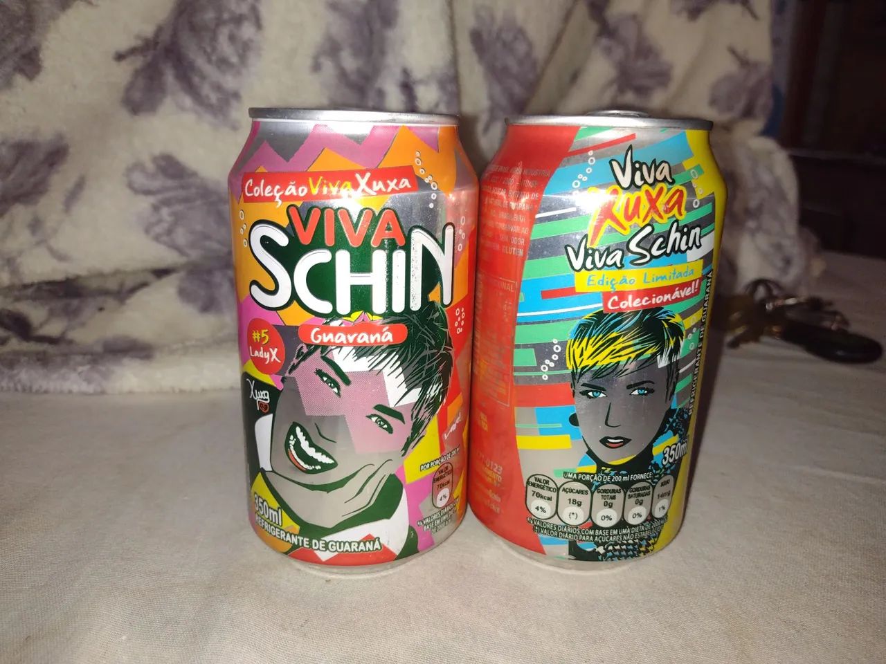 Lotes de 2 latas refrigerantes da xuxa - Foto 2