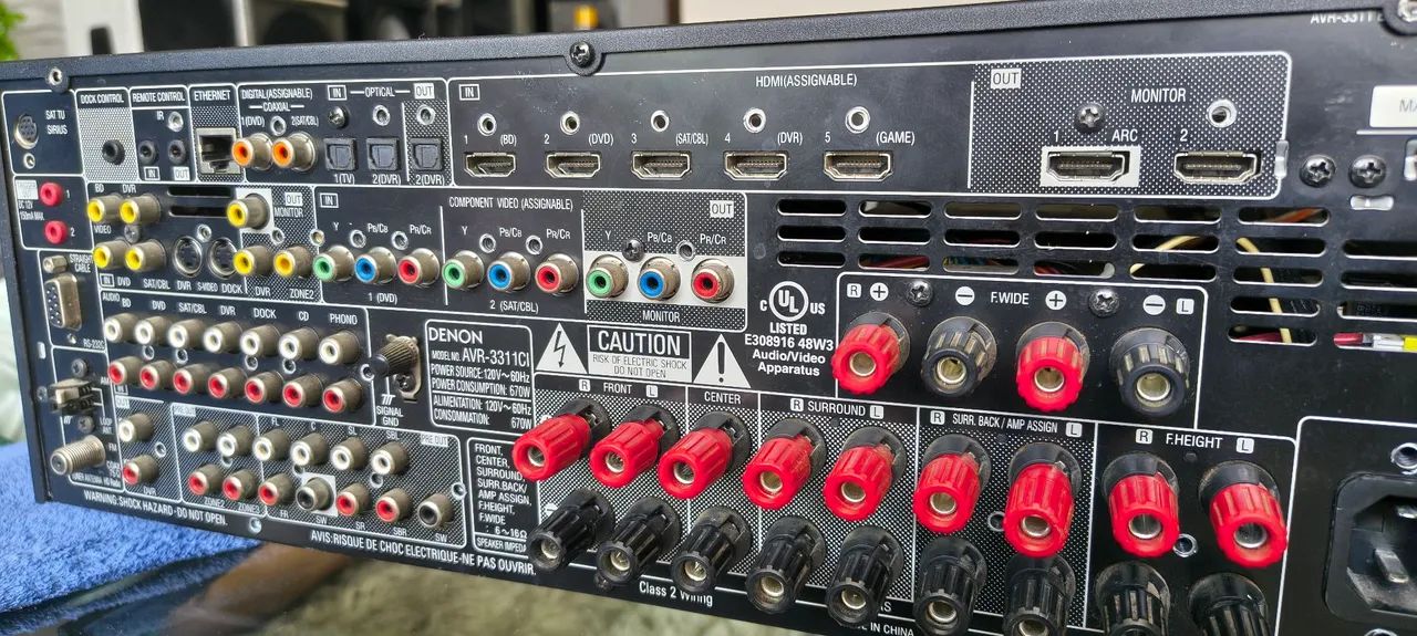 Receiver denon avr 3311CI NO ESTADO  - Foto 5