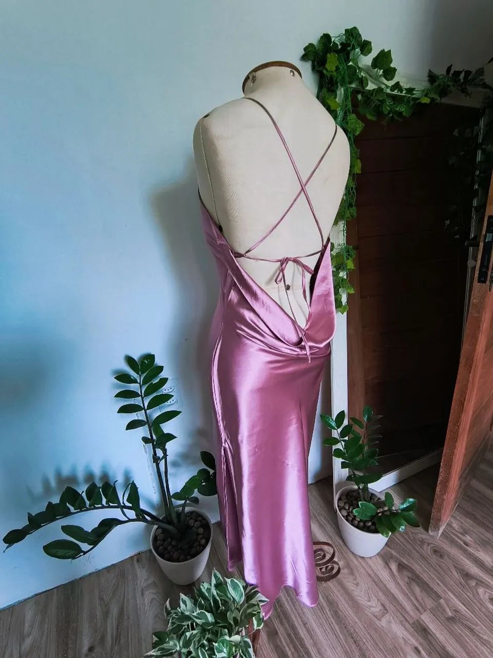 Vestido de seda Tam M  - Foto 2