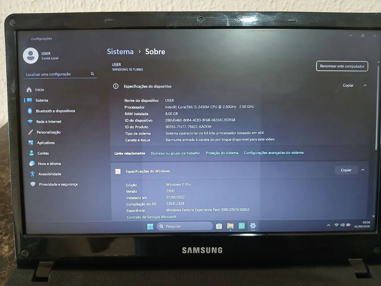 Vende-se Notebook Samsung NP300E - Foto 2