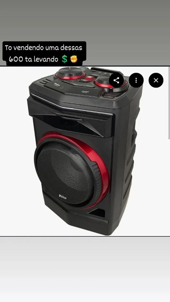 Caixa de som philco 7100