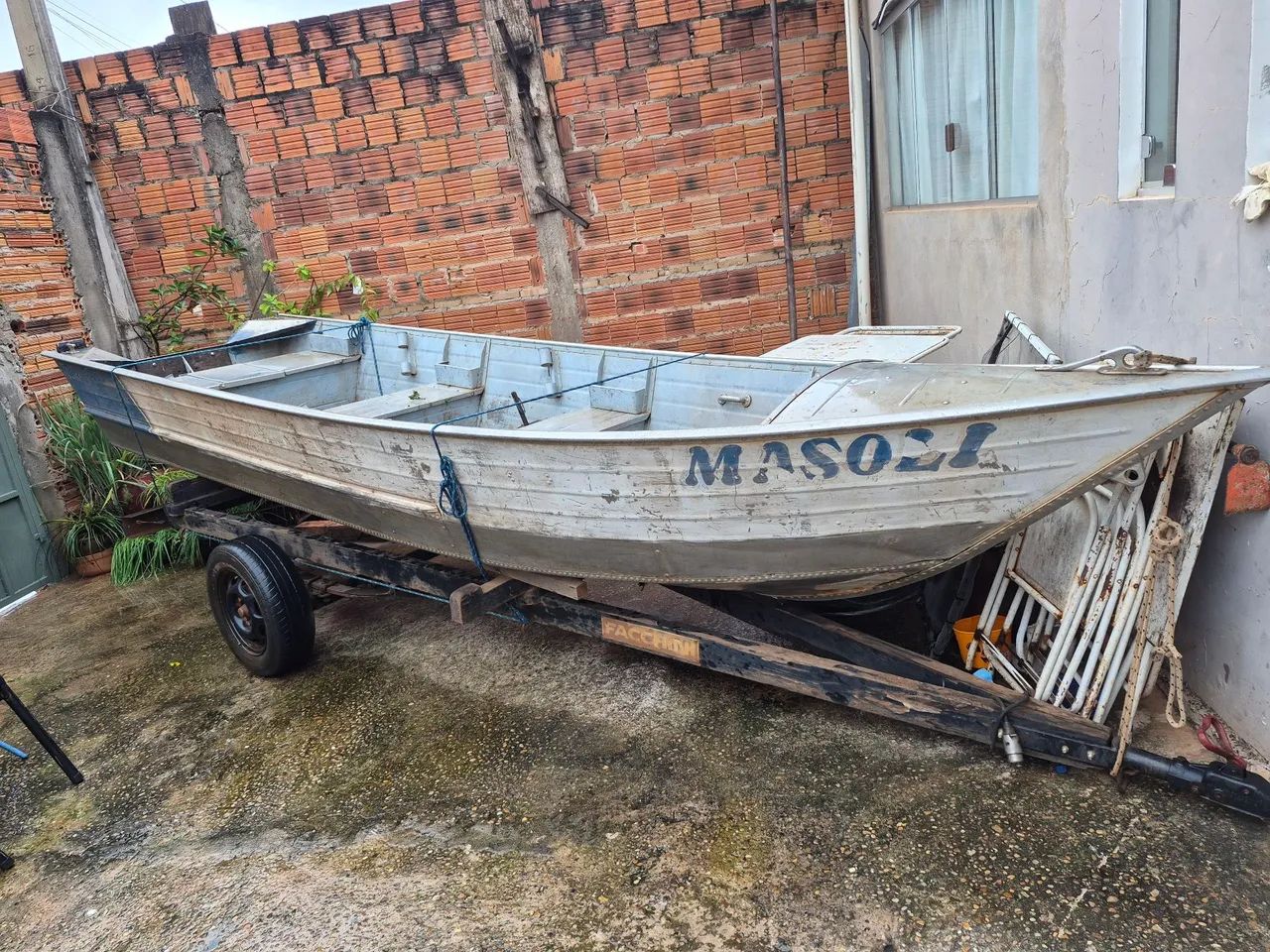 Barco,carreta e motor - Foto 5