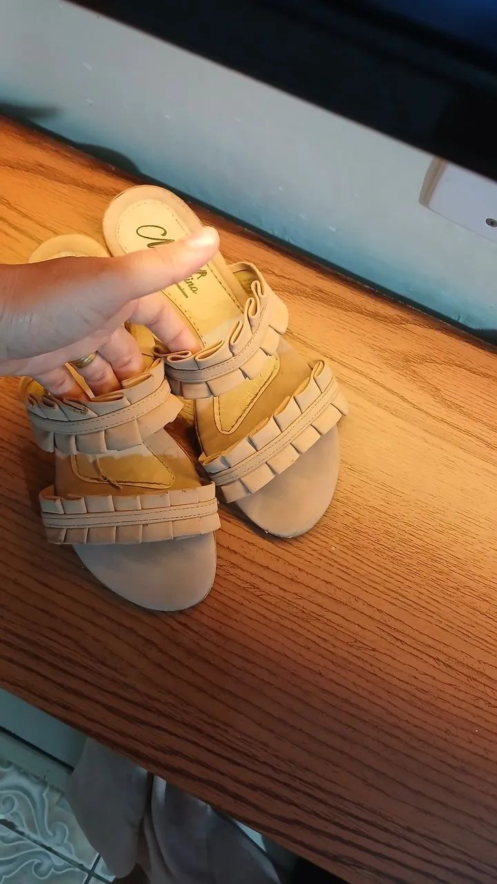 Sandália Tam 36 elegante , item de Desapego 