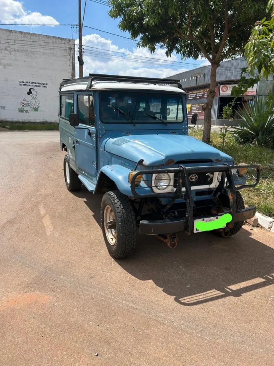 Toyota Band.Jipe Cap.de Aço Chas. Longo Diesel 1989