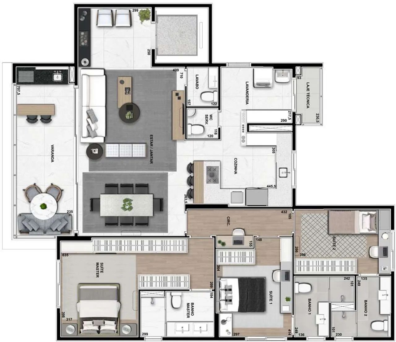 Apartamento em Cambuí - Campinas, SP - Foto 3