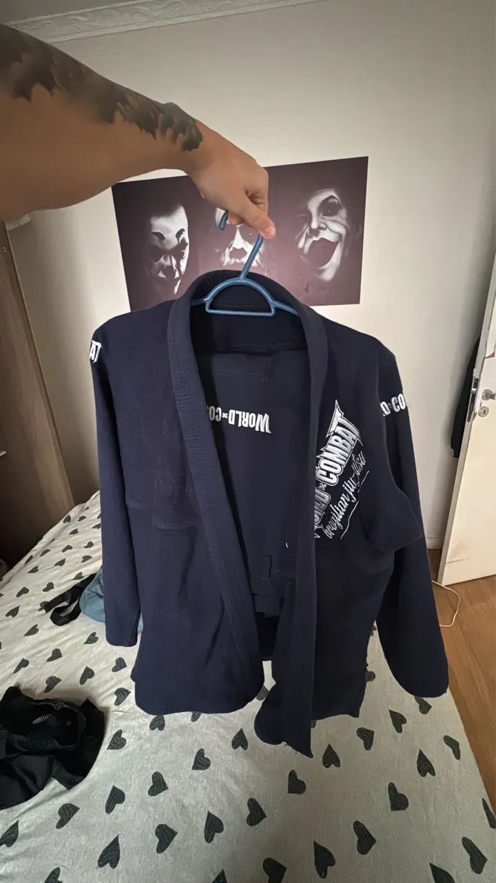 VENDO KIMONO WORDL COMBAT BJJ + FAIXA - Foto 2