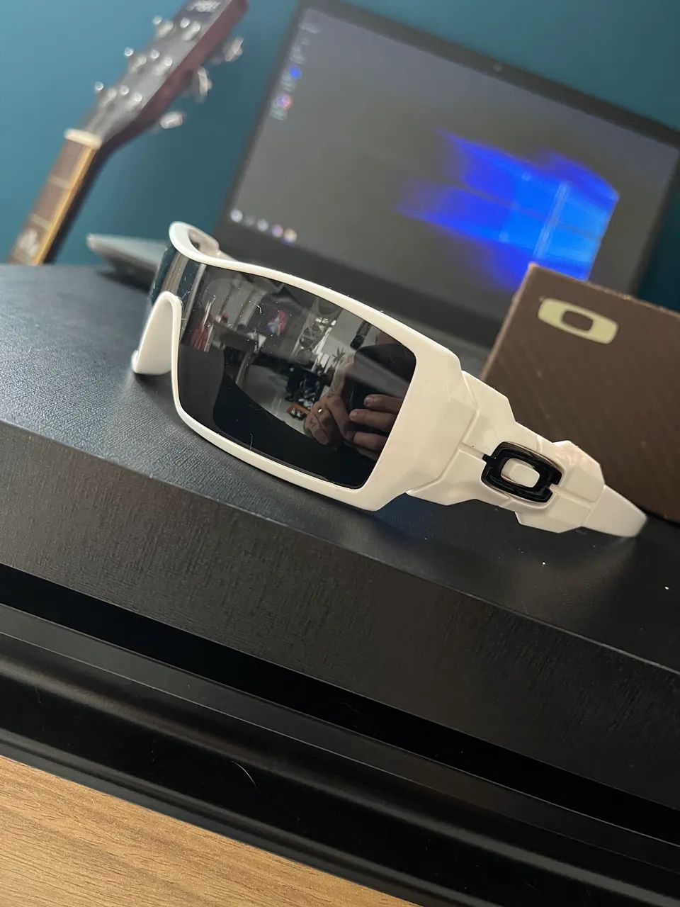 Oakley Oil Rig White com lentes Grey RARIDADE