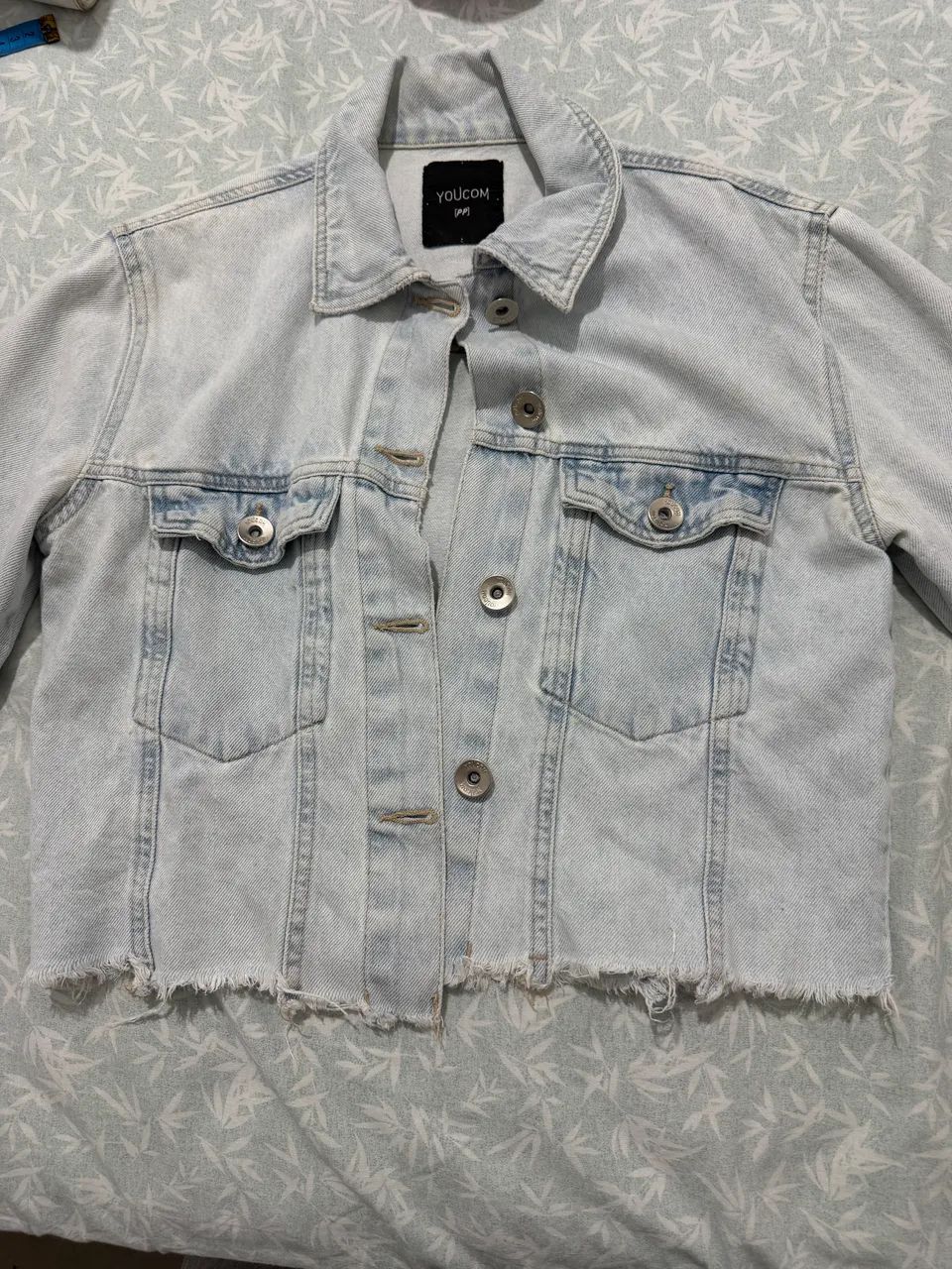 Jaqueta jeans clara 