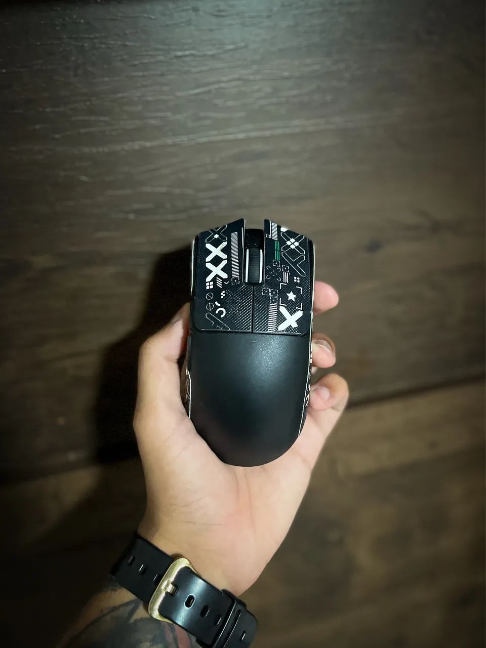 Mouse Attack Shark X11 - Preto - Foto 4