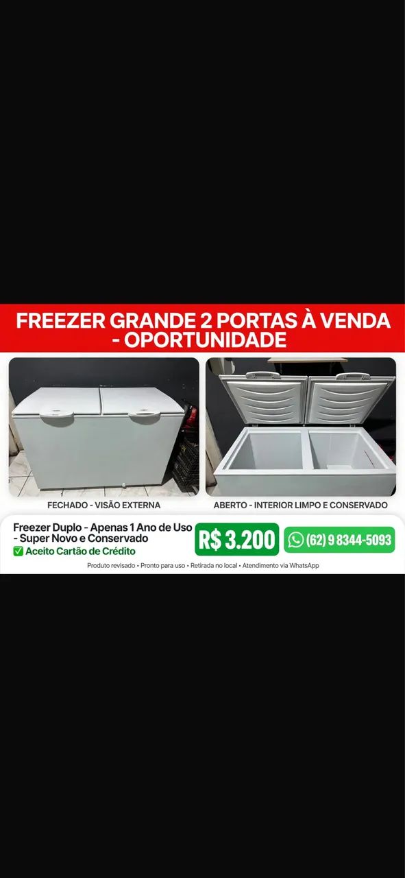 Vende se 1 freezer Gelopar