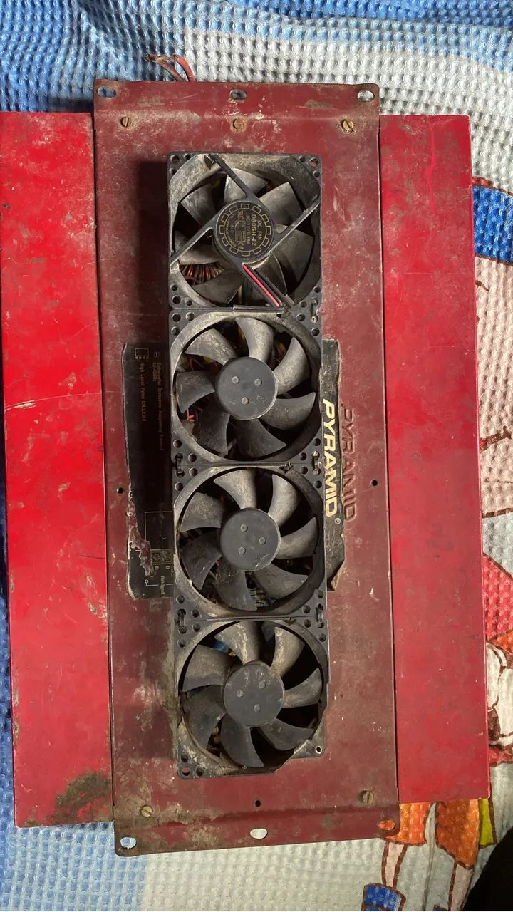 Rádio,caixa de som e módulo 