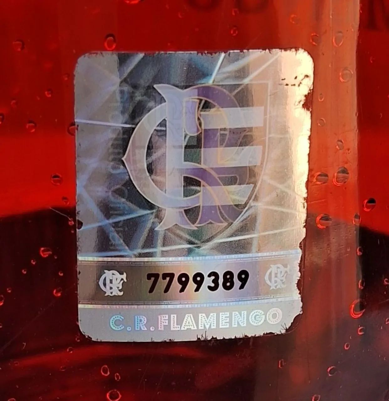 Garrafa do FLAMENGO confeccionada em plástico e alumínio (500ml) nova sem uso. - Foto 6