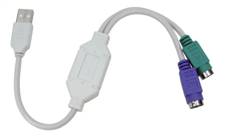 Cabo Adaptador Conversor Usb Ps/2 Hembra Mouse Teclado X