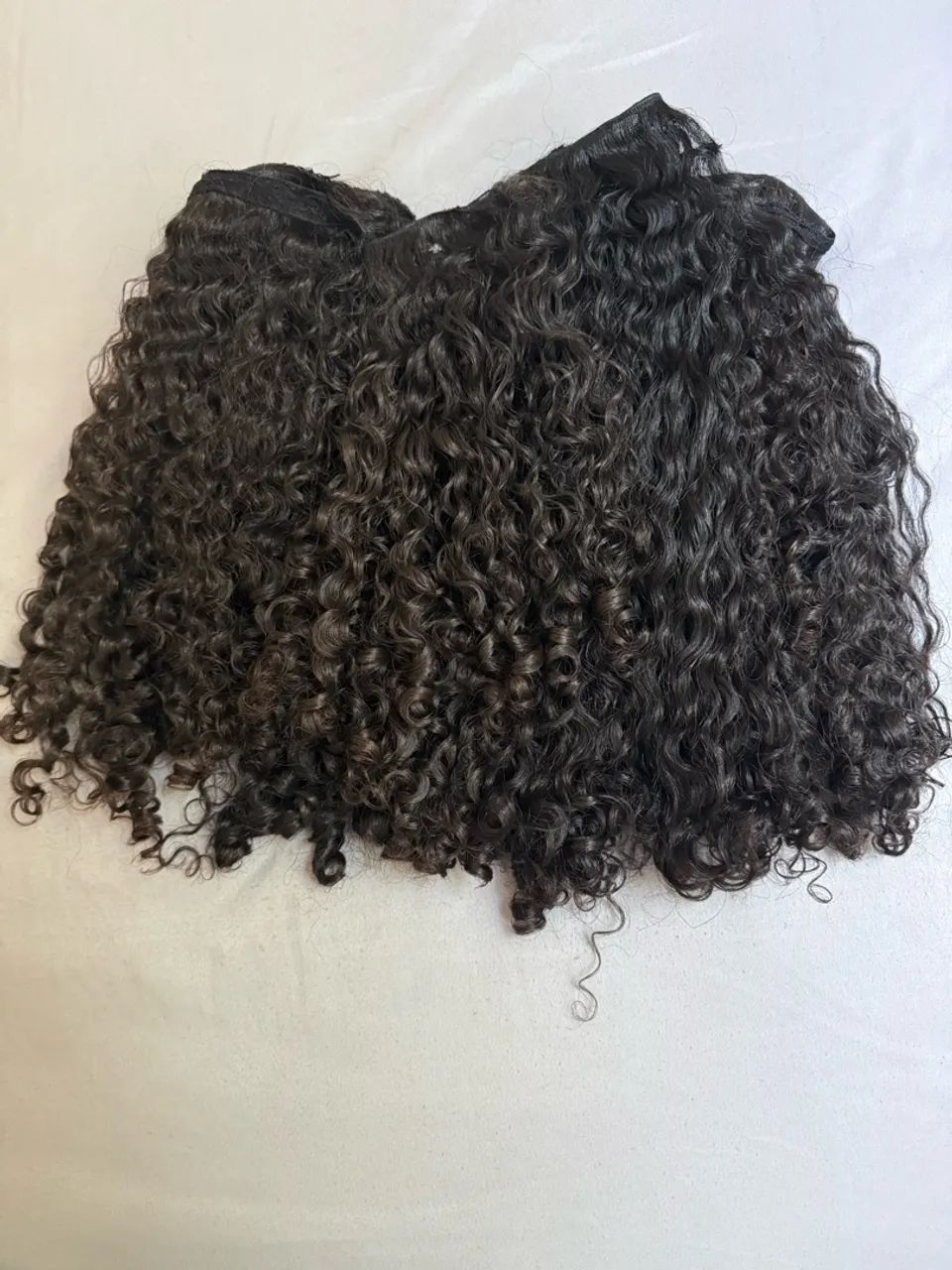 Cabelo humano cacheado brasileiro 