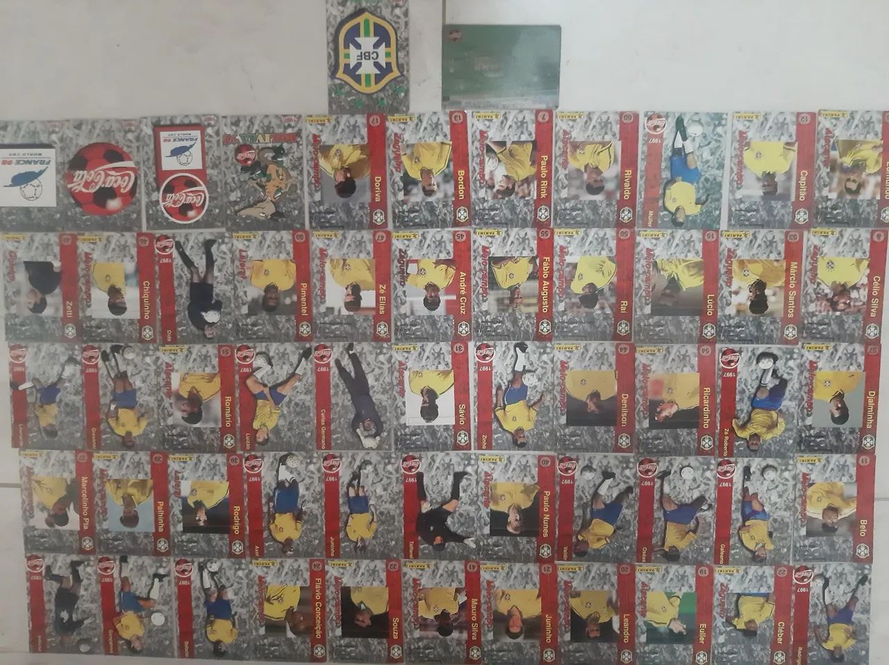 Figurinhas card coca cola copa 98  - Foto 2