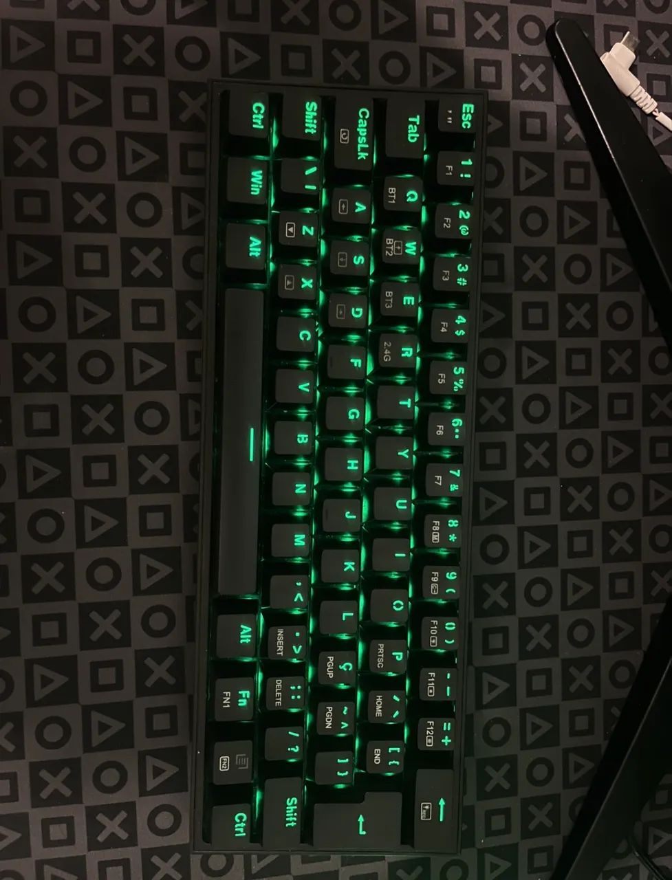 KIT TECLADO RED DRAGON + MOUSE GAMER