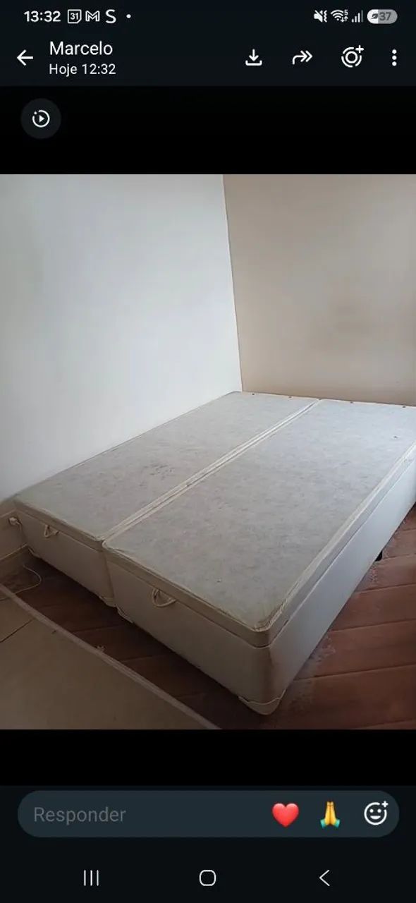 Cama Queen com baú 