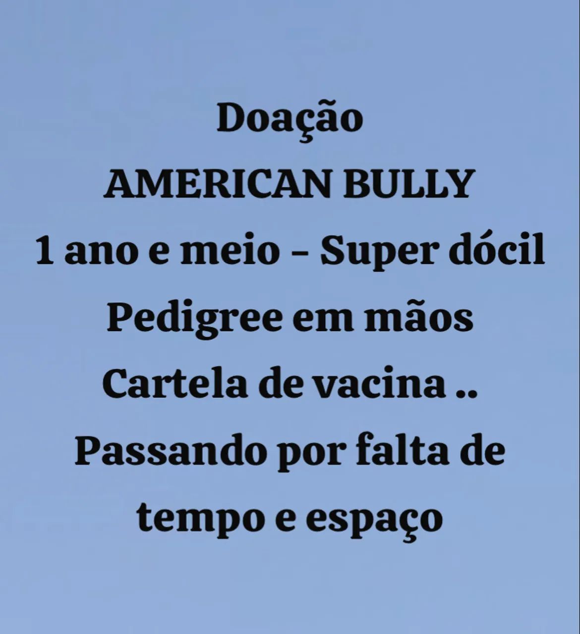 PRA DOAÇÃO 