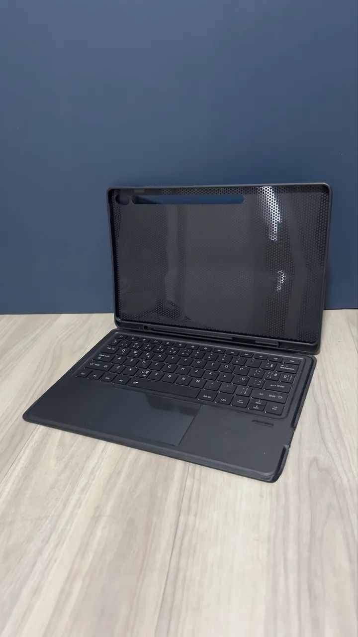 capa com teclado samsung galaxy tab s10 fe+ novo importado