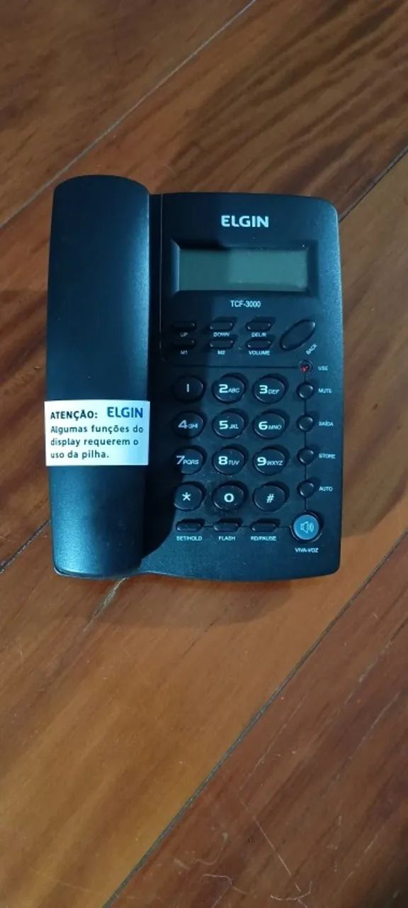 Telefone com Fio TCF-3000 - Elgin (Usado) - Foto 4