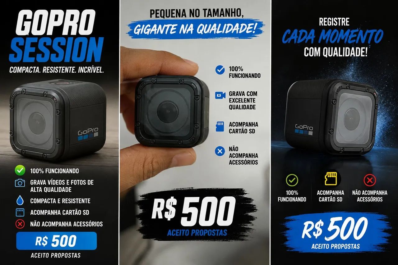 GoPro Session - 100% funcionando - Foto 4
