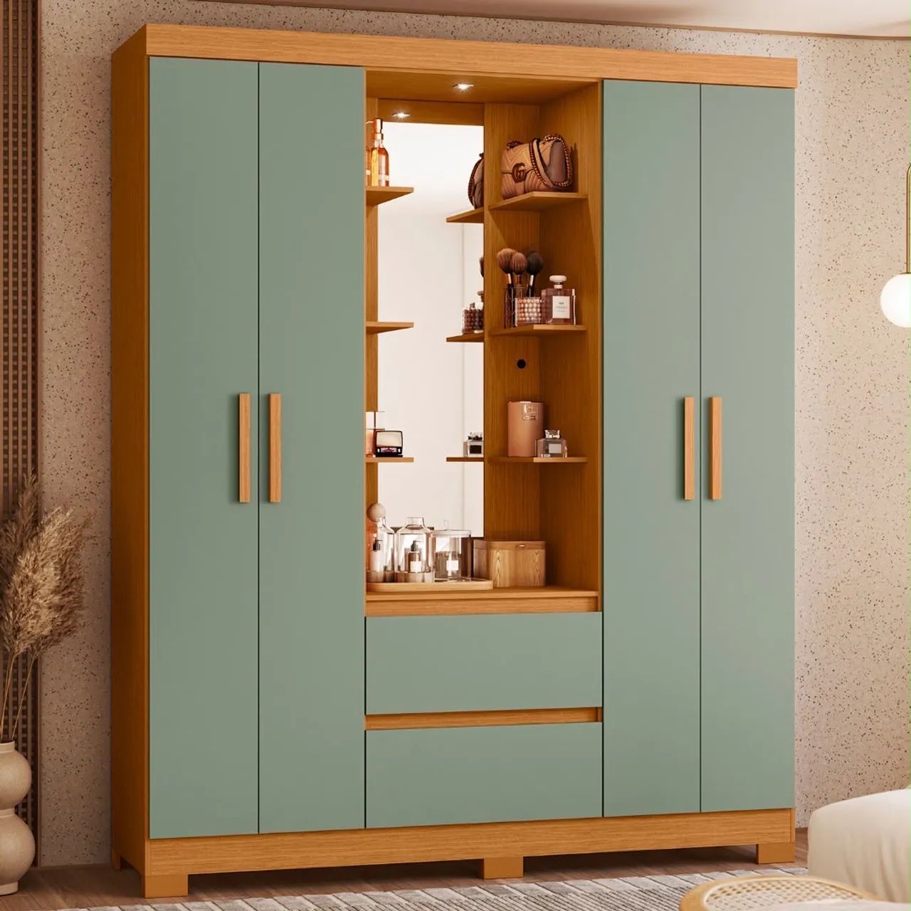 GUARDA ROUPA + ENTREGA E MONTAGEM GRÁTIS  - Foto 2