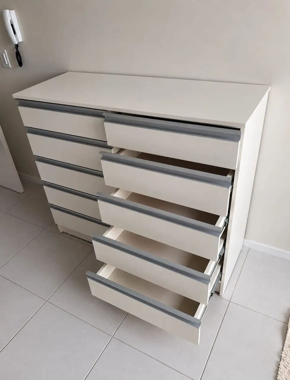 Cômoda com 10 Gavetas em 100%MDF - Foto 2