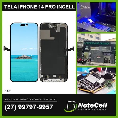 Tela/Display P/ iPhone 14 Pro Incell LCD - Instalação em 30 min!