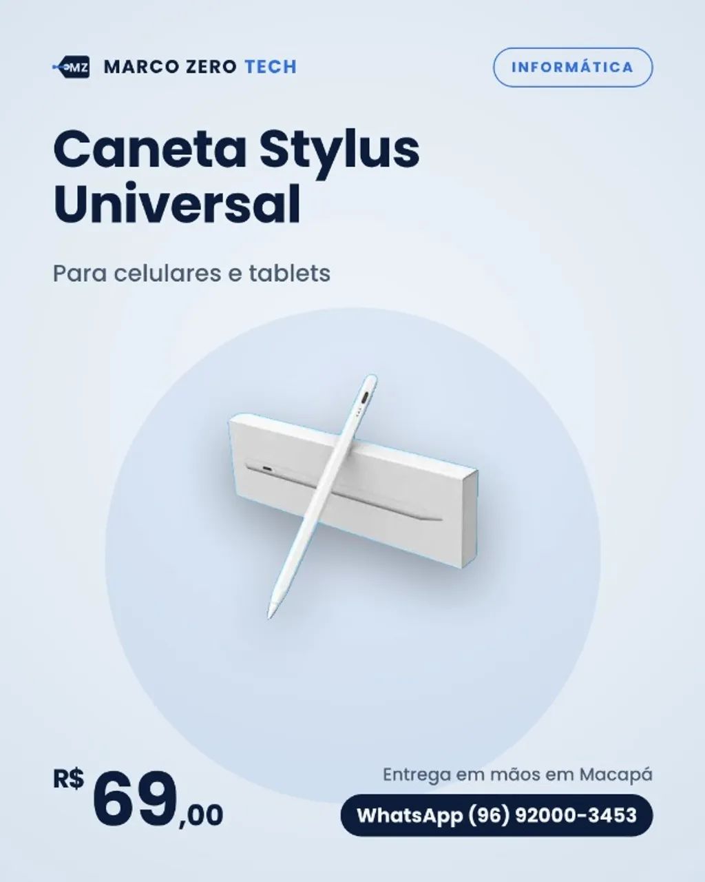 Caneta Stylus Universal