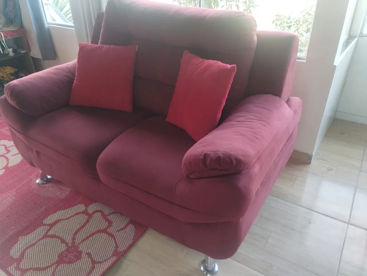 CONJUNTO SOFÁ VERMELHO  - Foto 2