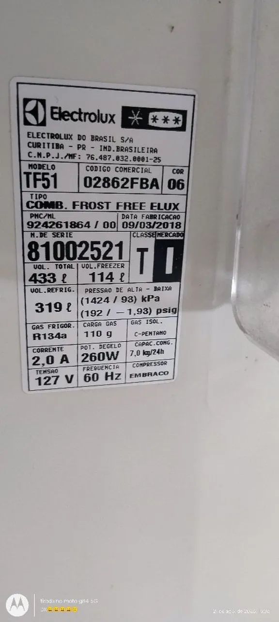 Geladeira Eletrolux tf51  - Foto 4