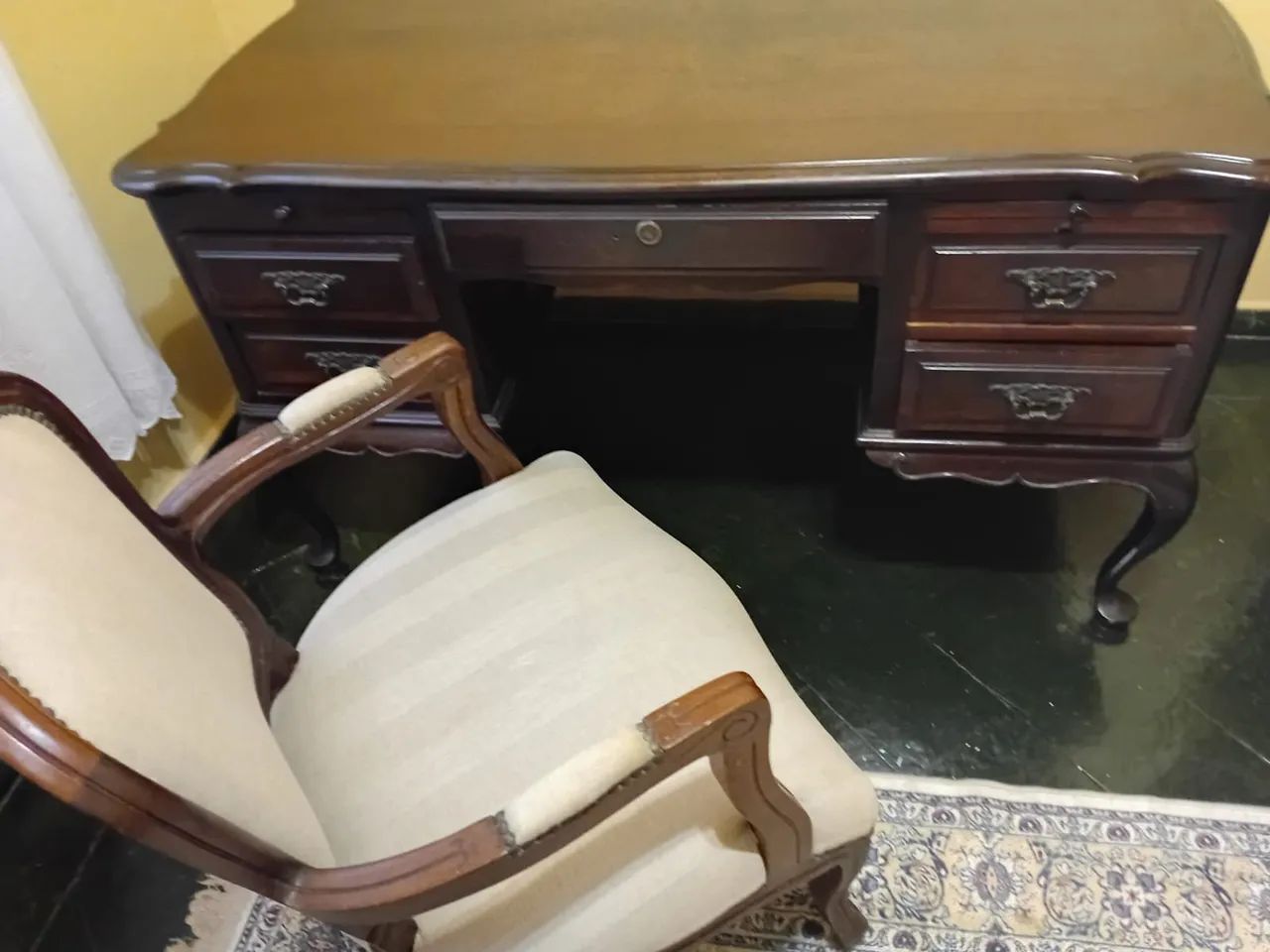 Mesa e poltrona Luiz XV - Foto 4