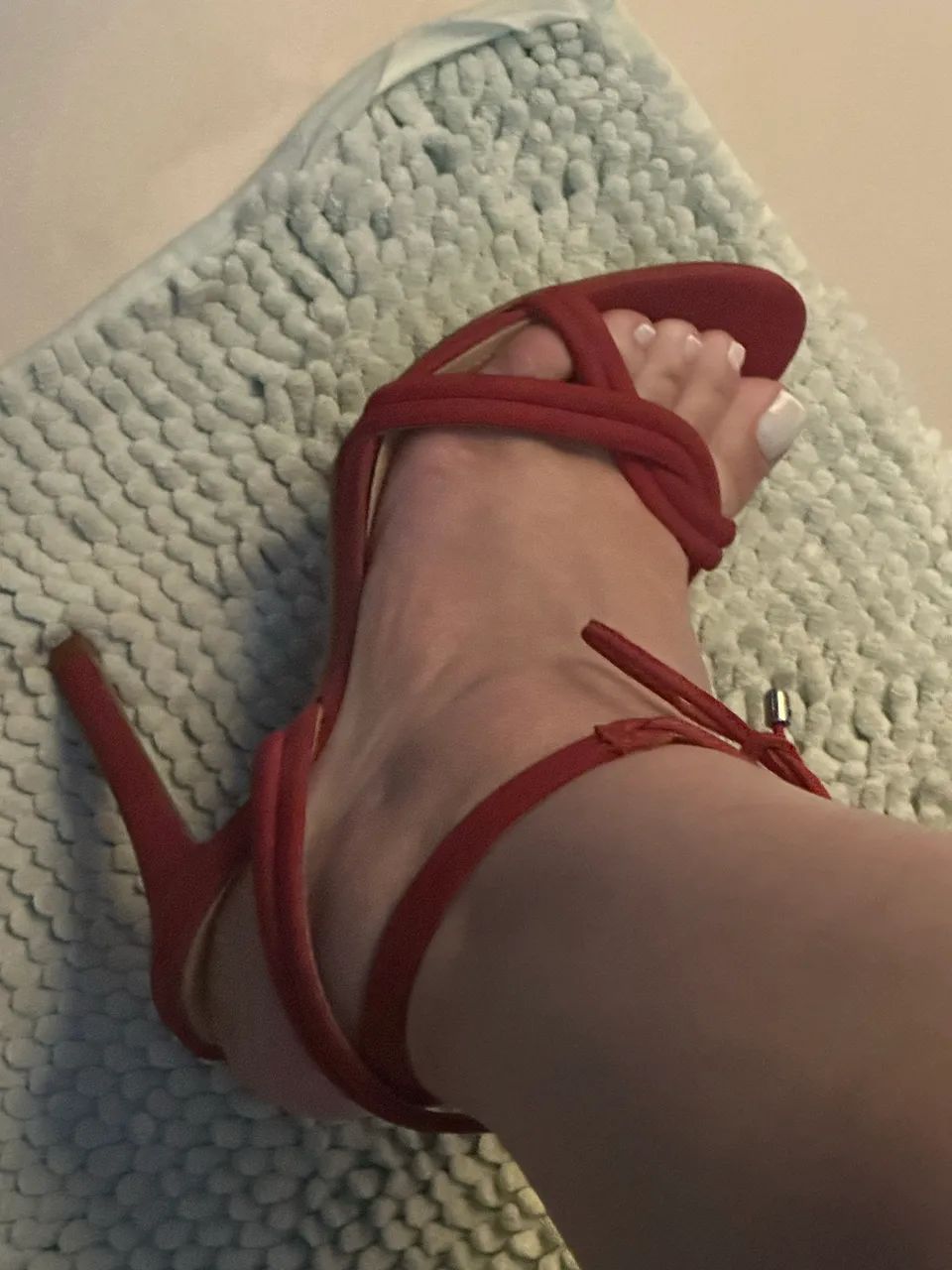 Sandália Schutz vermelha 38 - Foto 2