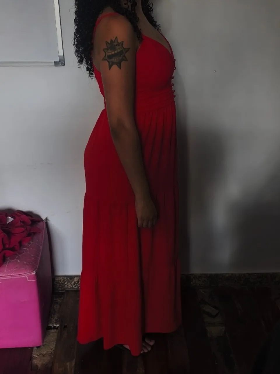 vestido vermelho longo - Foto 2