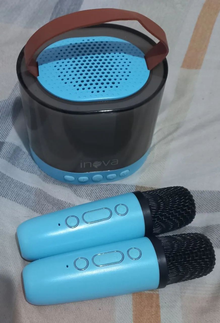 Caixa de som com dois microfones ? ?  - Foto 2