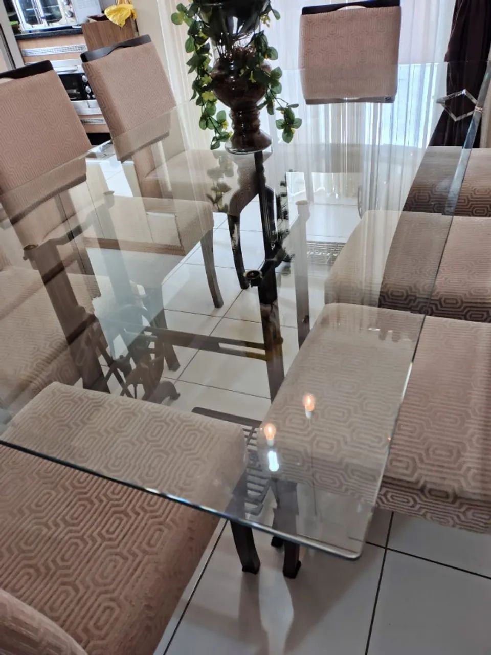 Mesa de Jantar em Vidro Temperado  - Foto 4
