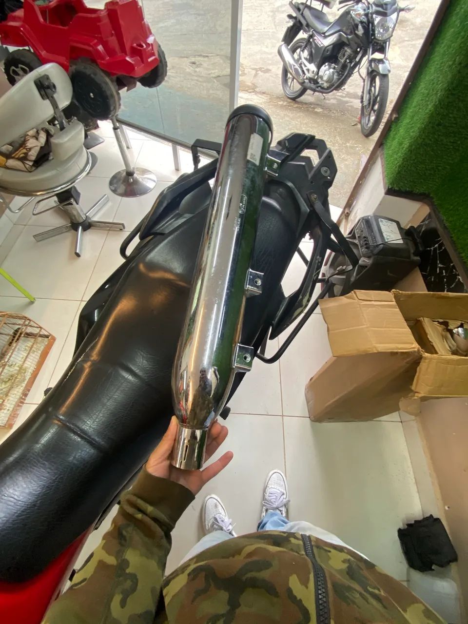 Escapamento de Indian Scout  - Foto 4