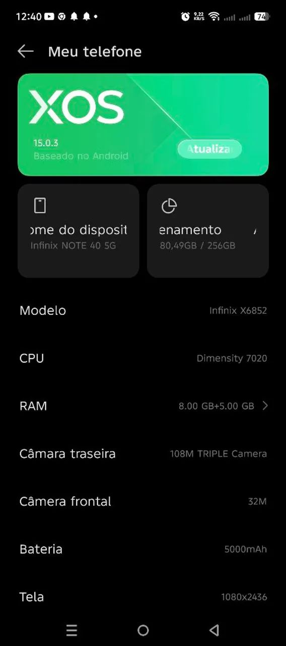 Celular troco por Play 3 e uma volta em dinheiro - Foto 4