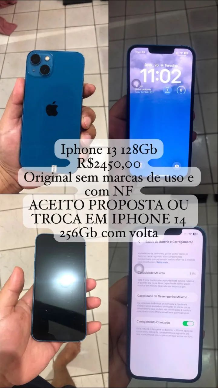 Iphone 13 128Gb com NF