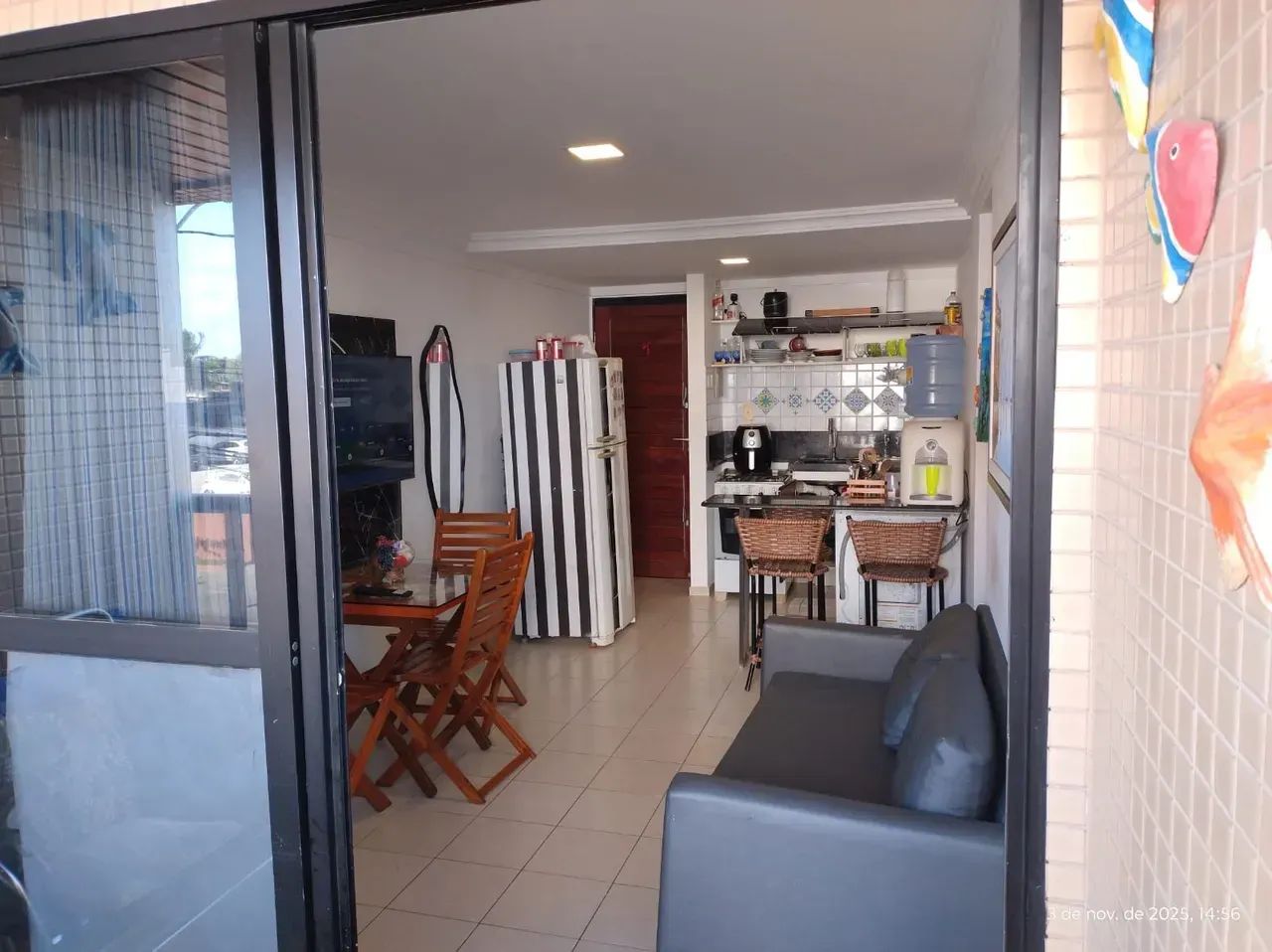 Apartamento 1 quarto mobiliado Coração de Tambau