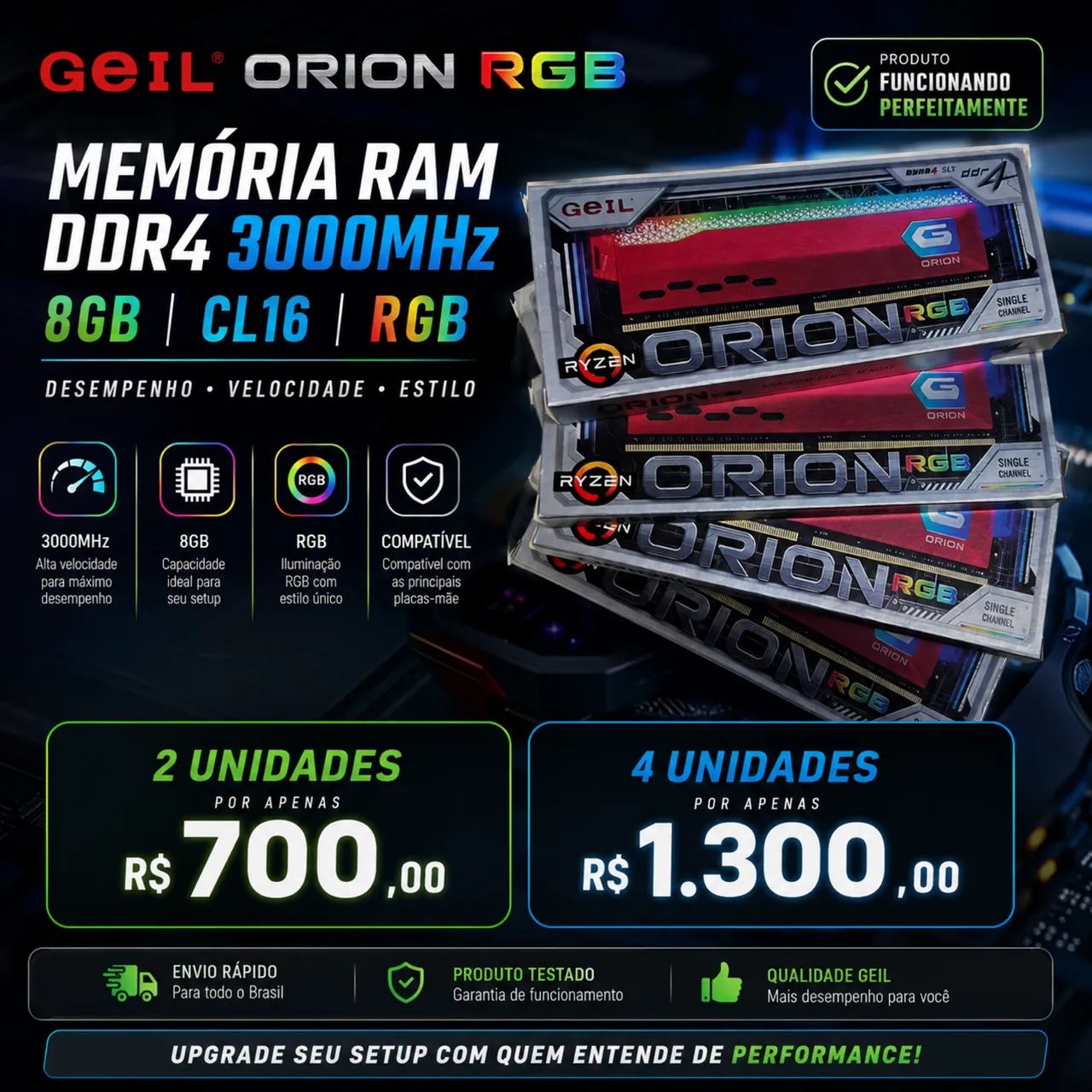 Kit memoria DDR4