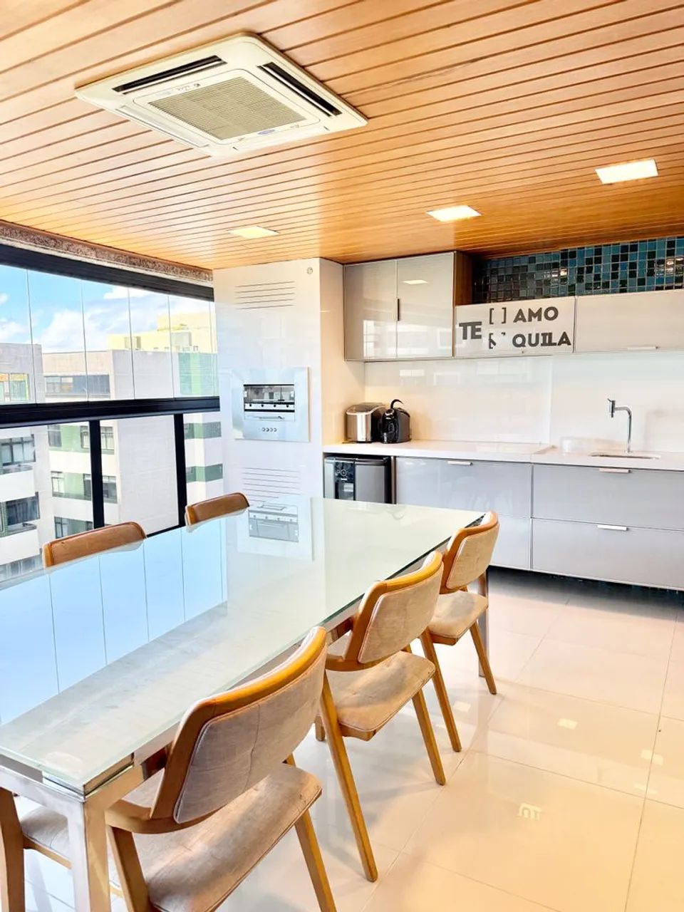Apartamento com 4 suítes mobiliado e decorado com vista mar na Jatiuca - Foto 3
