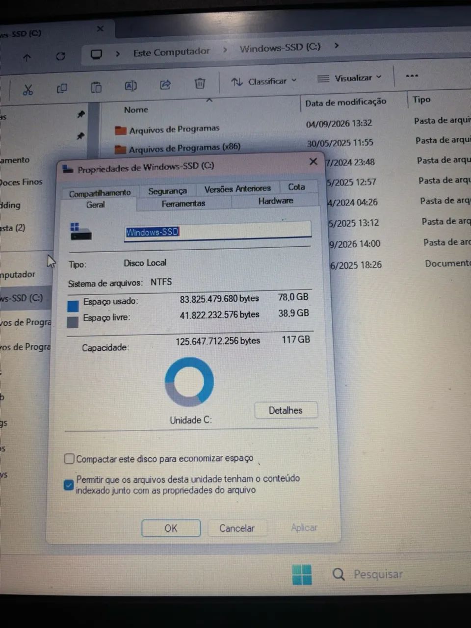  Notebook Lenovo com SSD de 128 GB e Windows 11 - Foto 5