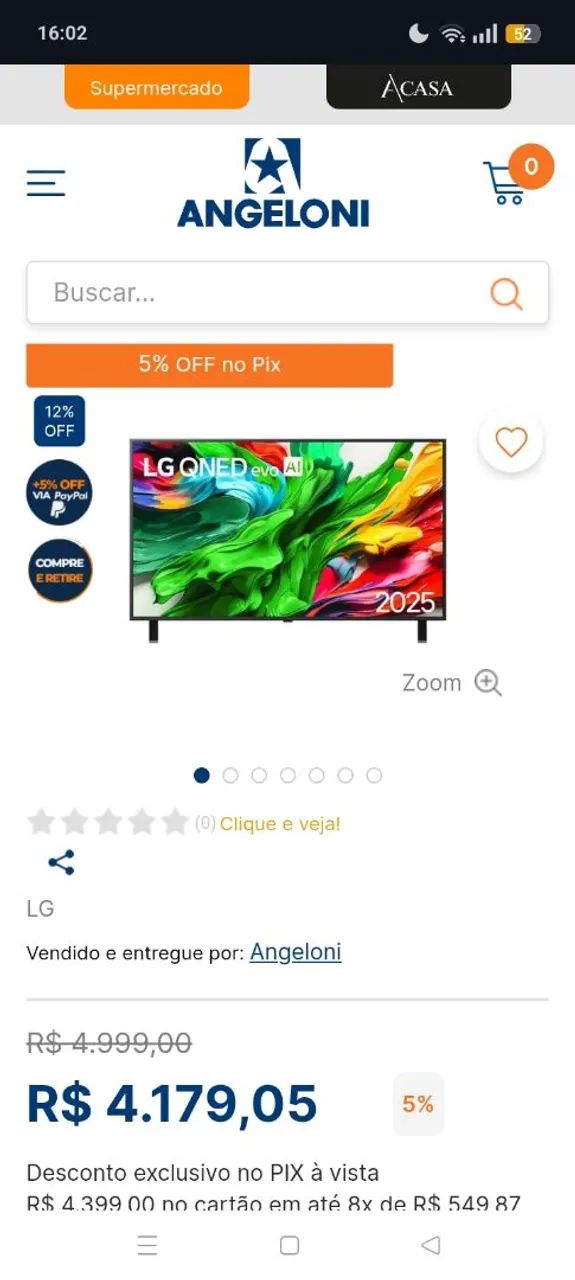 Tv smart LG 55